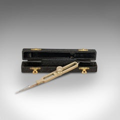 Vintage Proportional Divider, English, Brass, Compass, Draughtsman's Instrument