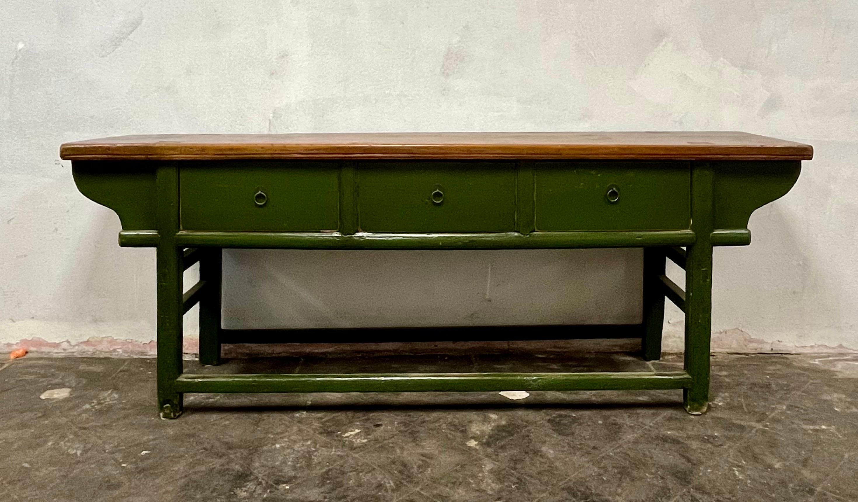 Vintage Provincial Dongbei Table Console For Sale 5