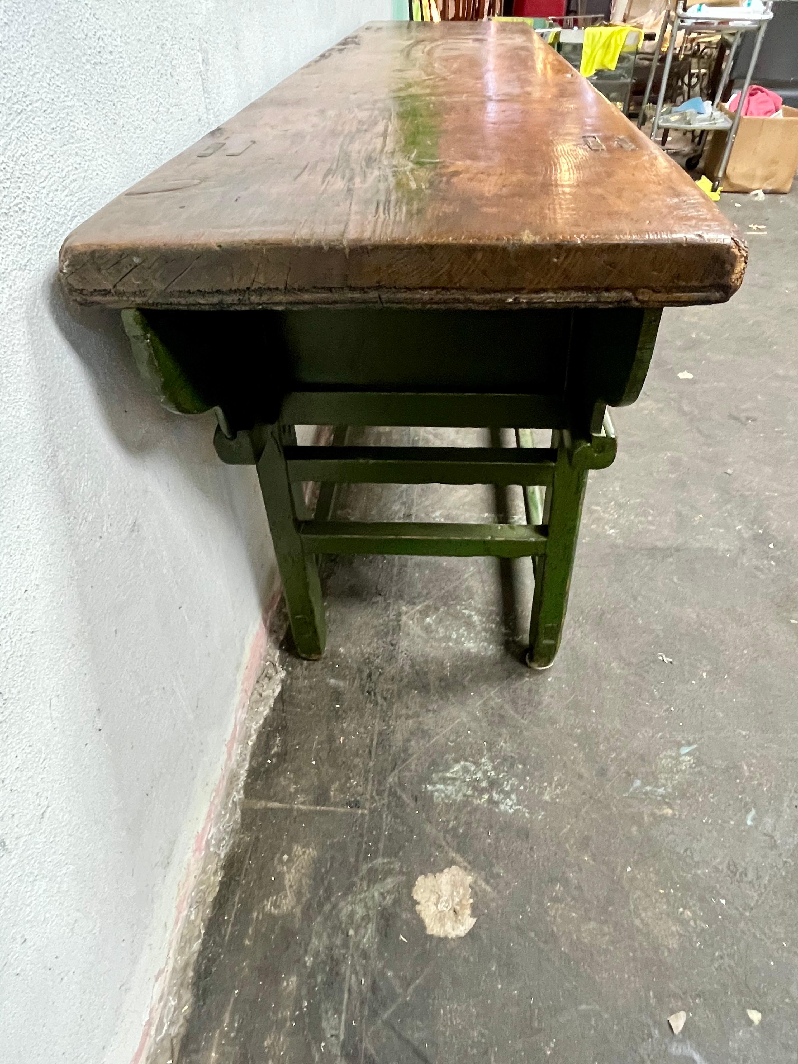 Indonesian Vintage Provincial Dongbei Table Console For Sale