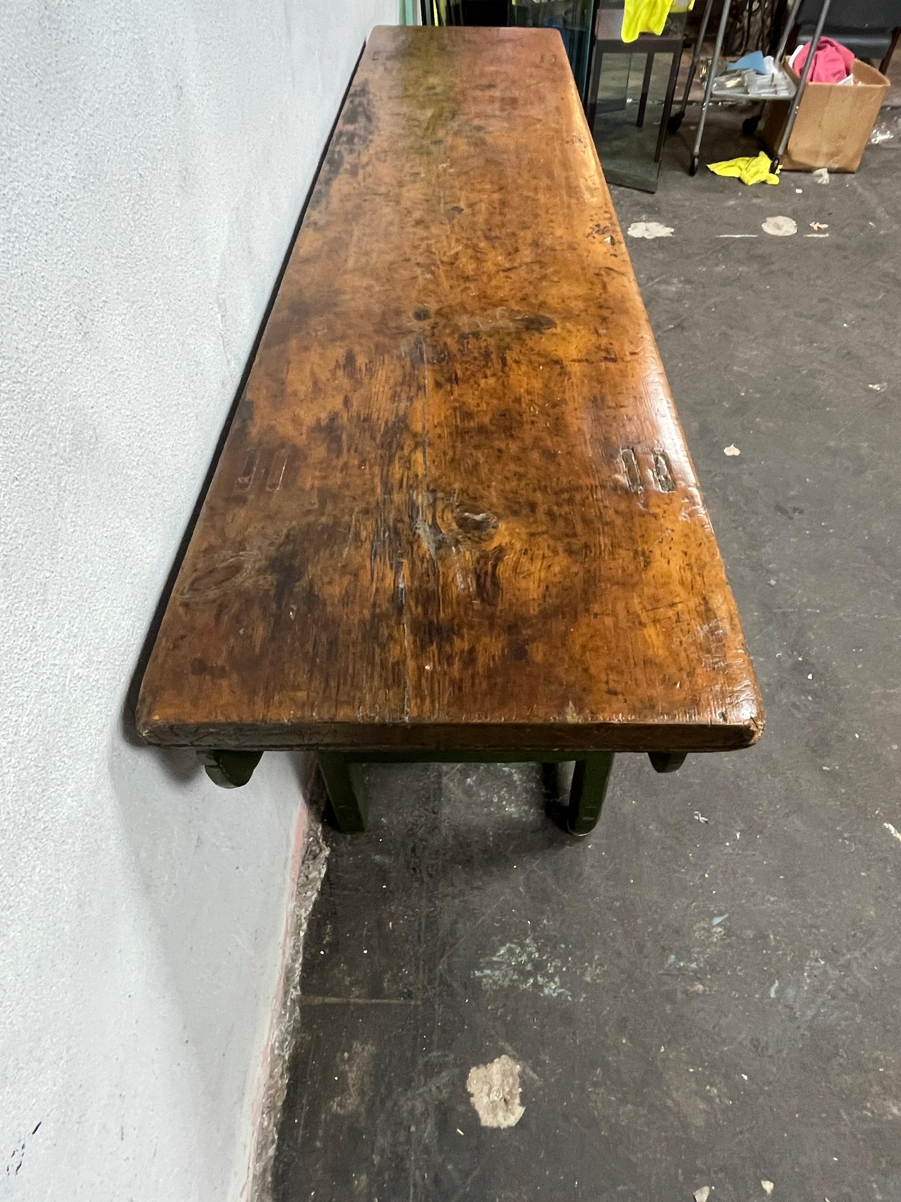 Vintage Provincial Dongbei Table Console In Good Condition For Sale In W Allenhurst, NJ