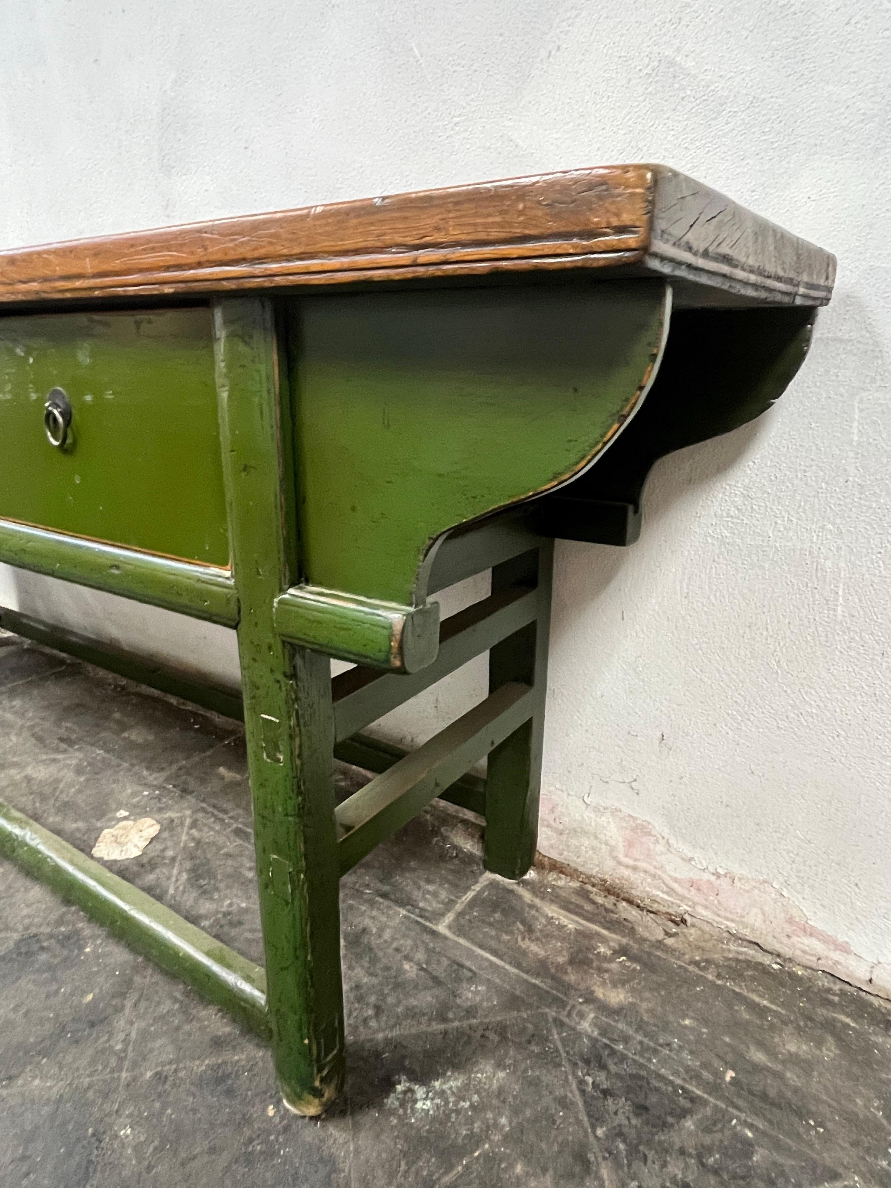 Vintage Provincial Dongbei Table Console For Sale 1