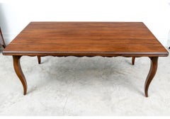 Vintage Provincial French Style Cherry Extension Dining Table