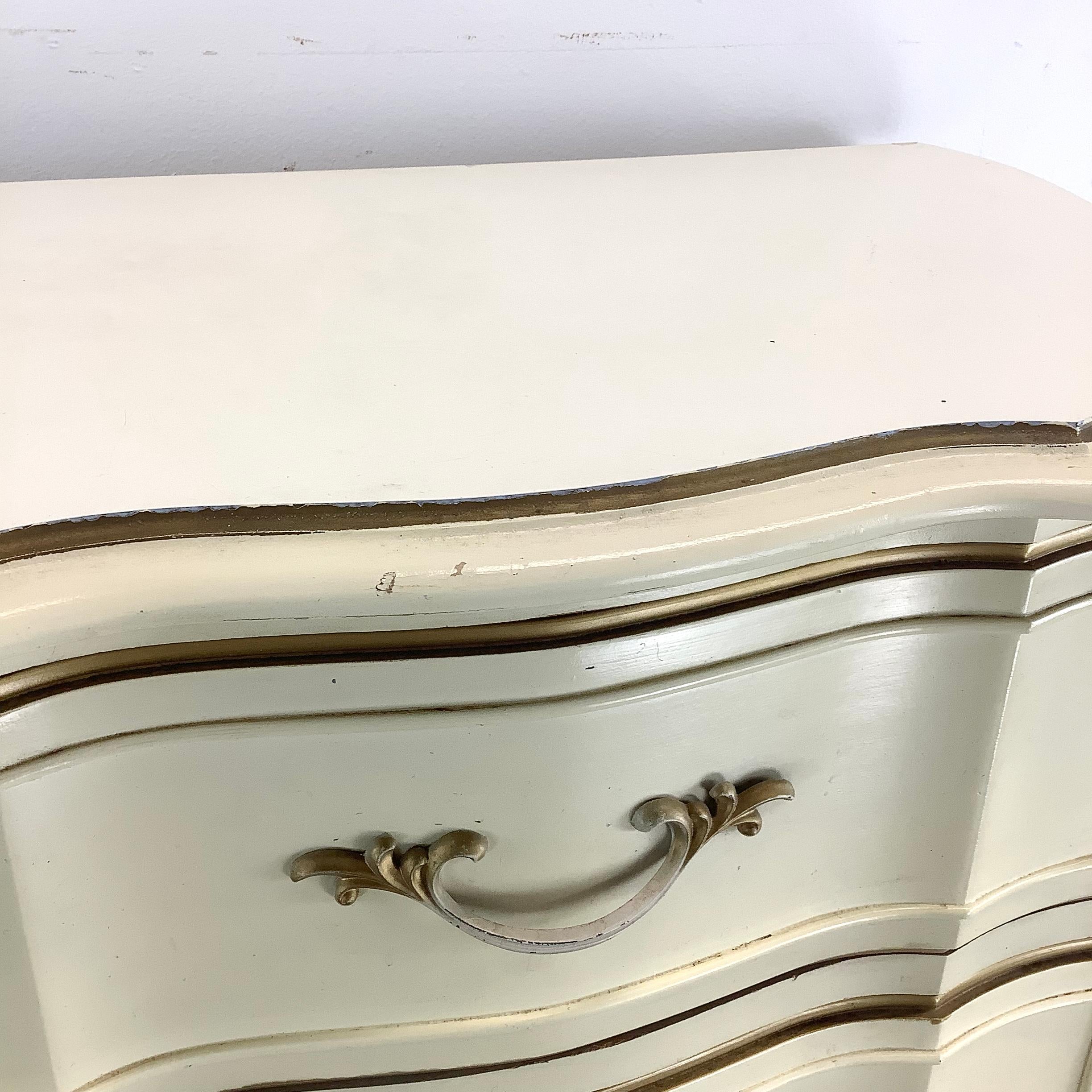 Cassettiera provinciale vintage a sei cassetti per lingerie in vendita 6