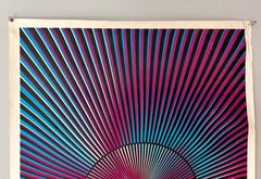 Vintage Psychedelic Poster "Inner Zonk", Seatle, 1970's