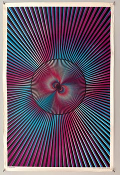 Vintage Psychedelic Poster "Inner Zonk", Seatle, 1970er Jahre