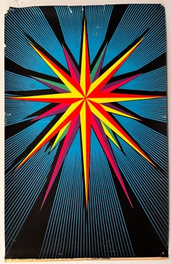 Vintage Psychedelic Poster "Light Sound", New York City, 1968
