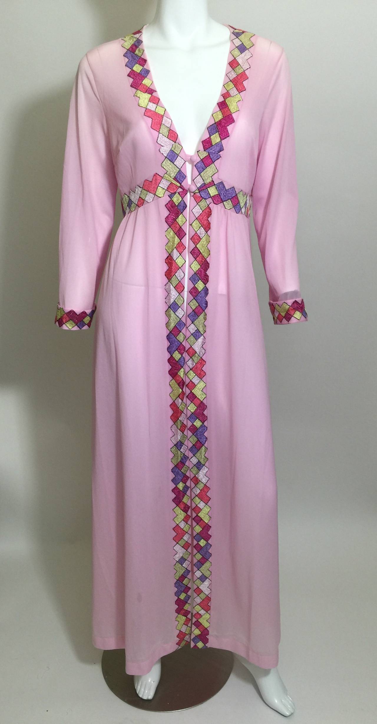 Brown Vintage Pucci Formfit Rogers Caftan & Maxi dress 1960s For Sale