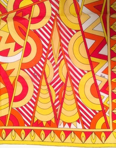 Vintage Pucci Scarf Large  Cotton RARE Mint