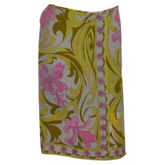 Jupe en soie Pucci Vintage