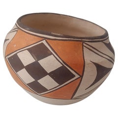 Vintage Pueblo Pottery Vessel Acoma pot native american