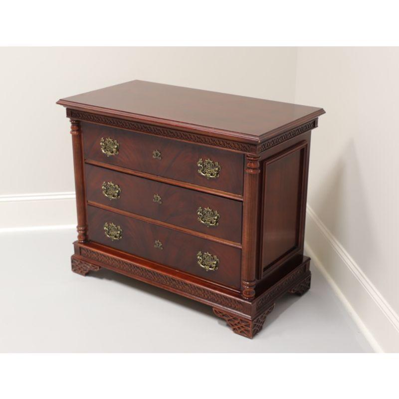 American PULASKI Mahogany Chinese Chippendale Bachelor Chest