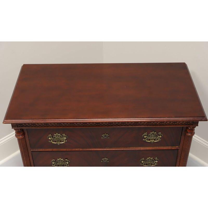 PULASKI Mahogany Chinese Chippendale Bachelor Chest In Good Condition In Charlotte, NC