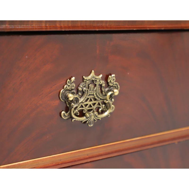 20th Century PULASKI Mahogany Chinese Chippendale Bachelor Chest