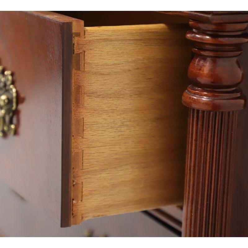 PULASKI Mahogany Chinese Chippendale Bachelor Chest 3