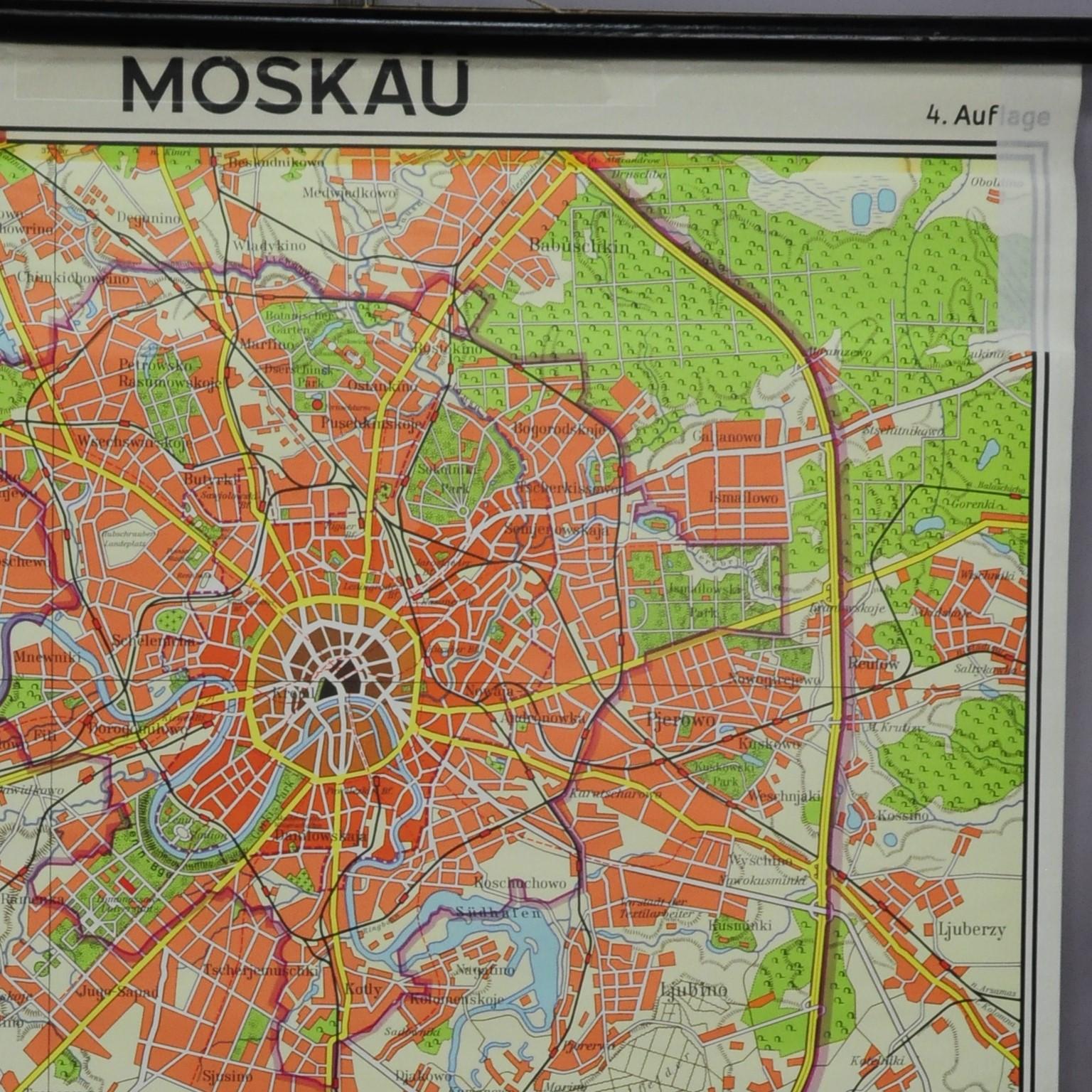 moscow region map