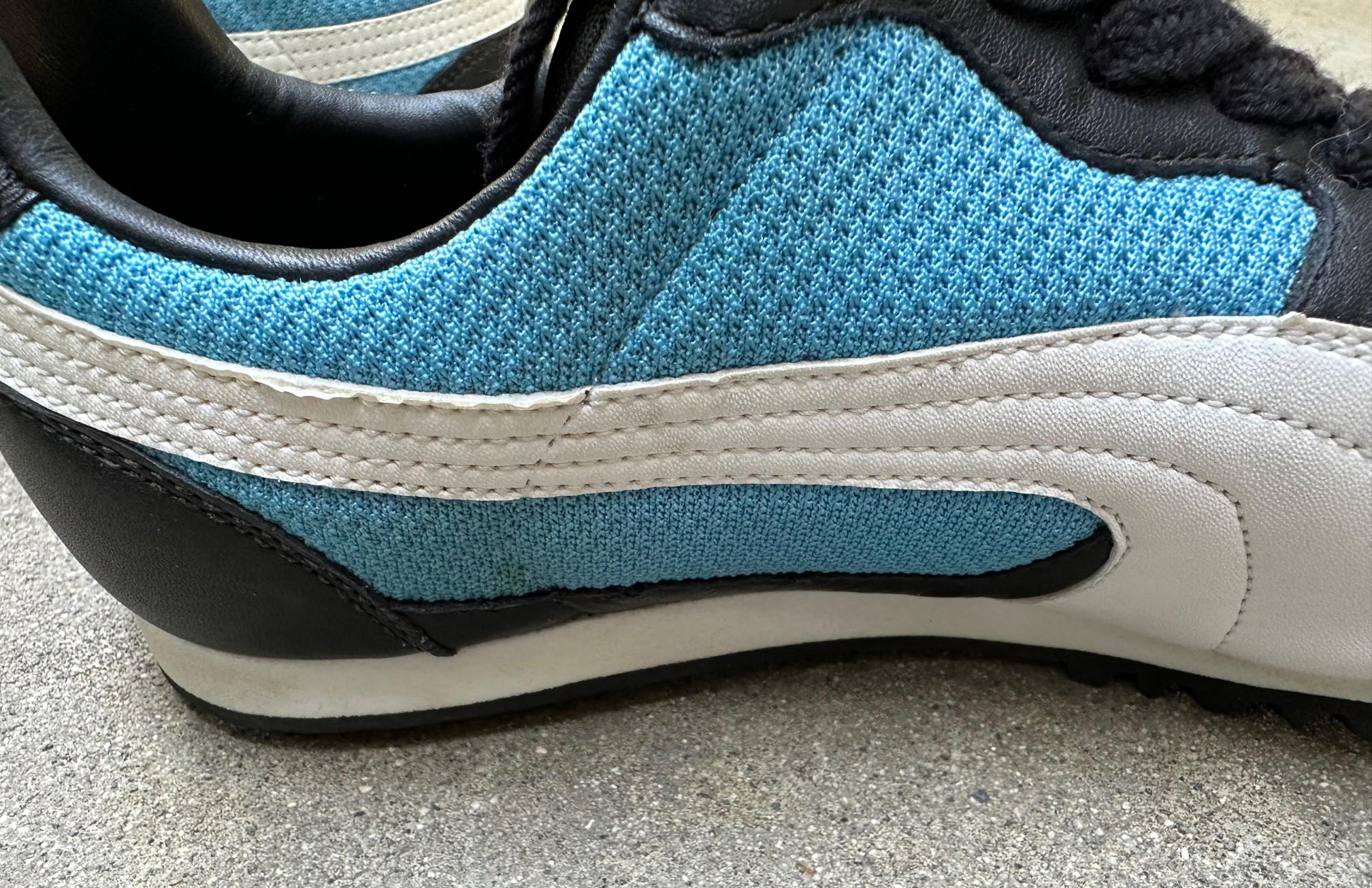 Vintage Puma Jil Sander Tennis Schuhe in Marineblau für Damen, Größe 9 (Schwarz) im Angebot