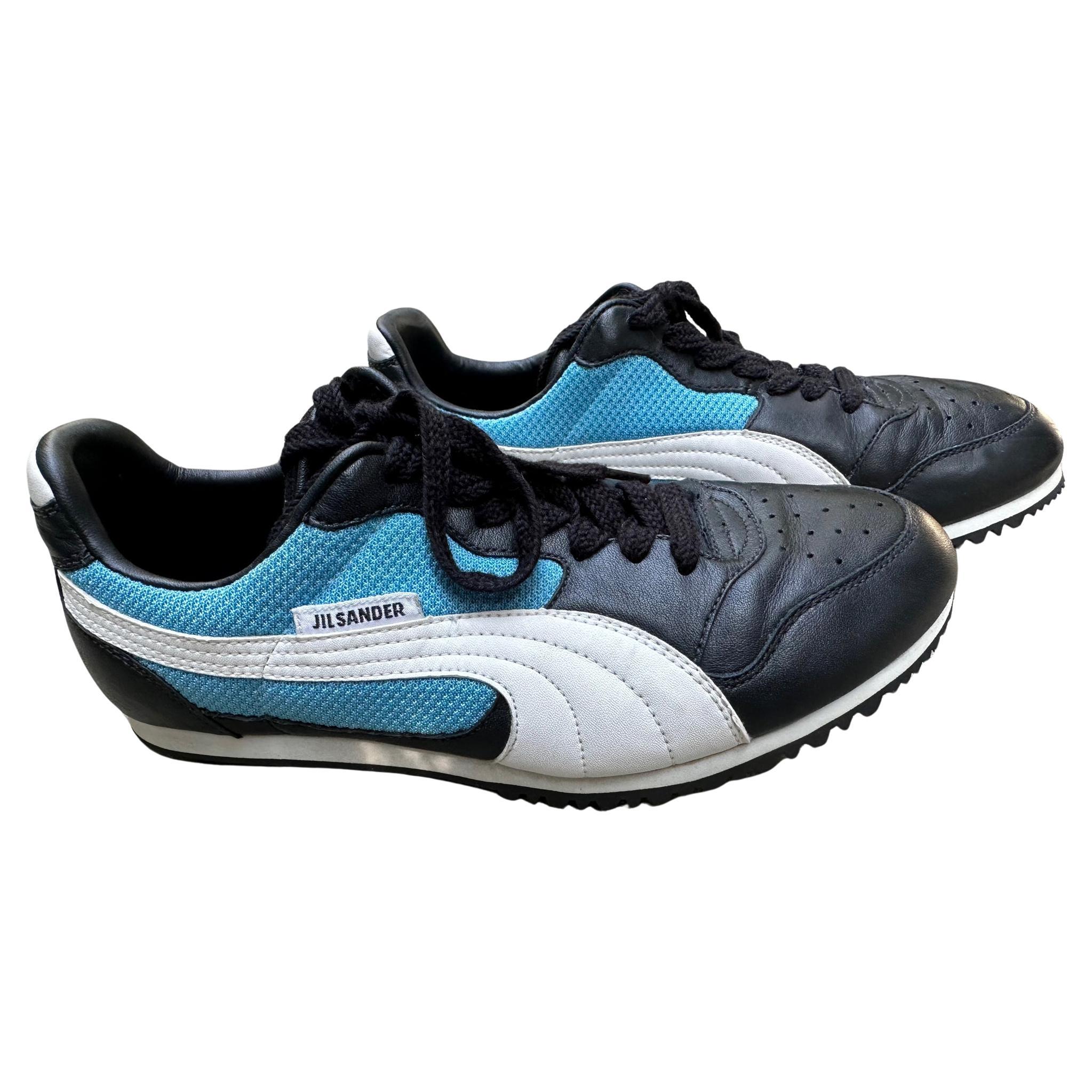 Puma Jil Sander - Chaussures de tennis vintage bleu marine pour femme, taille 9