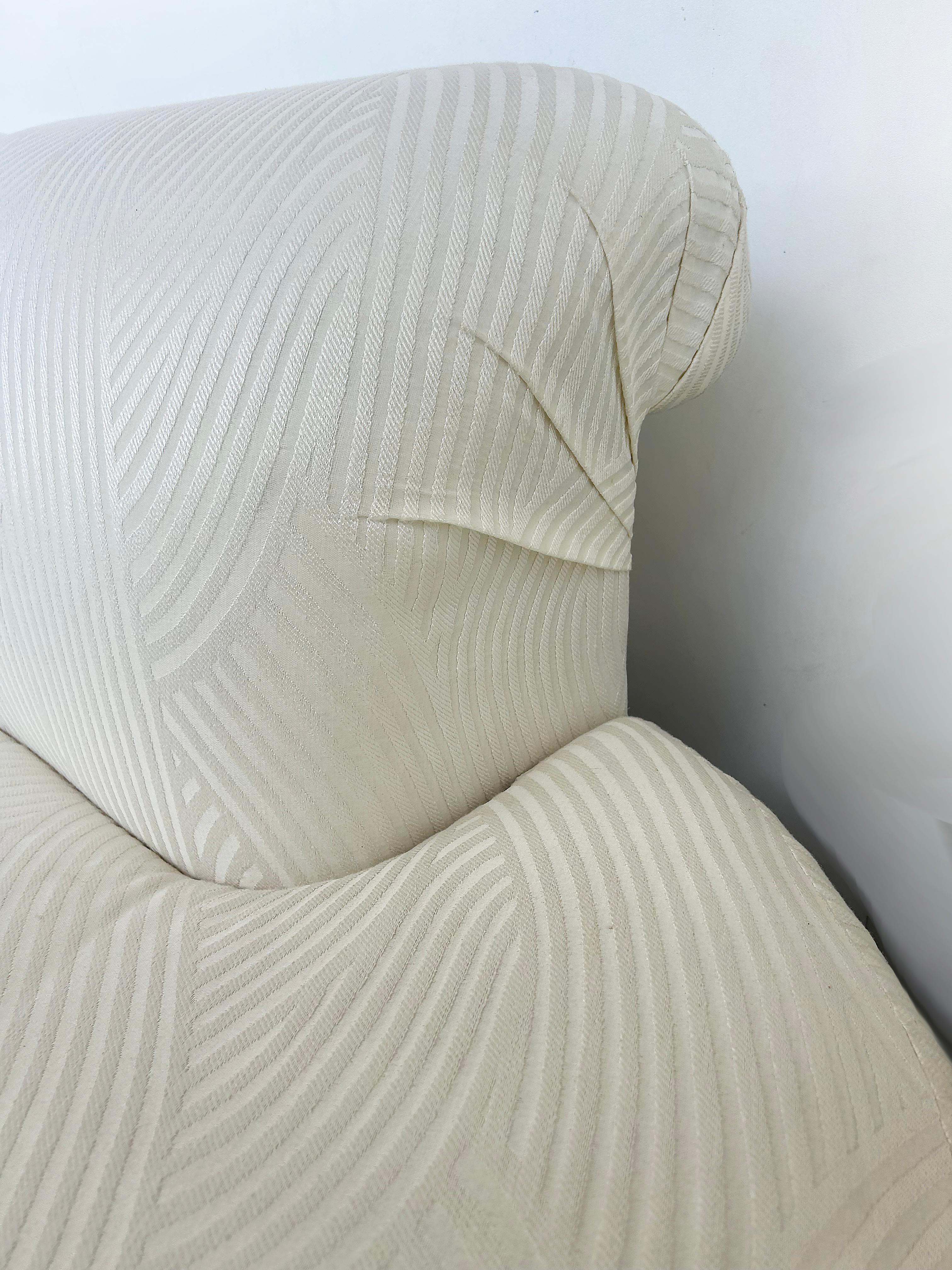 Vintage Purple and Off-White Cloud Sofas after Pearsall, Per Item en vente 7