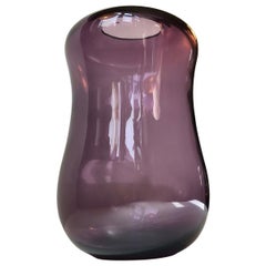 Vintage Purple Glass Vase by Holmegaard, Denmark, 1970s