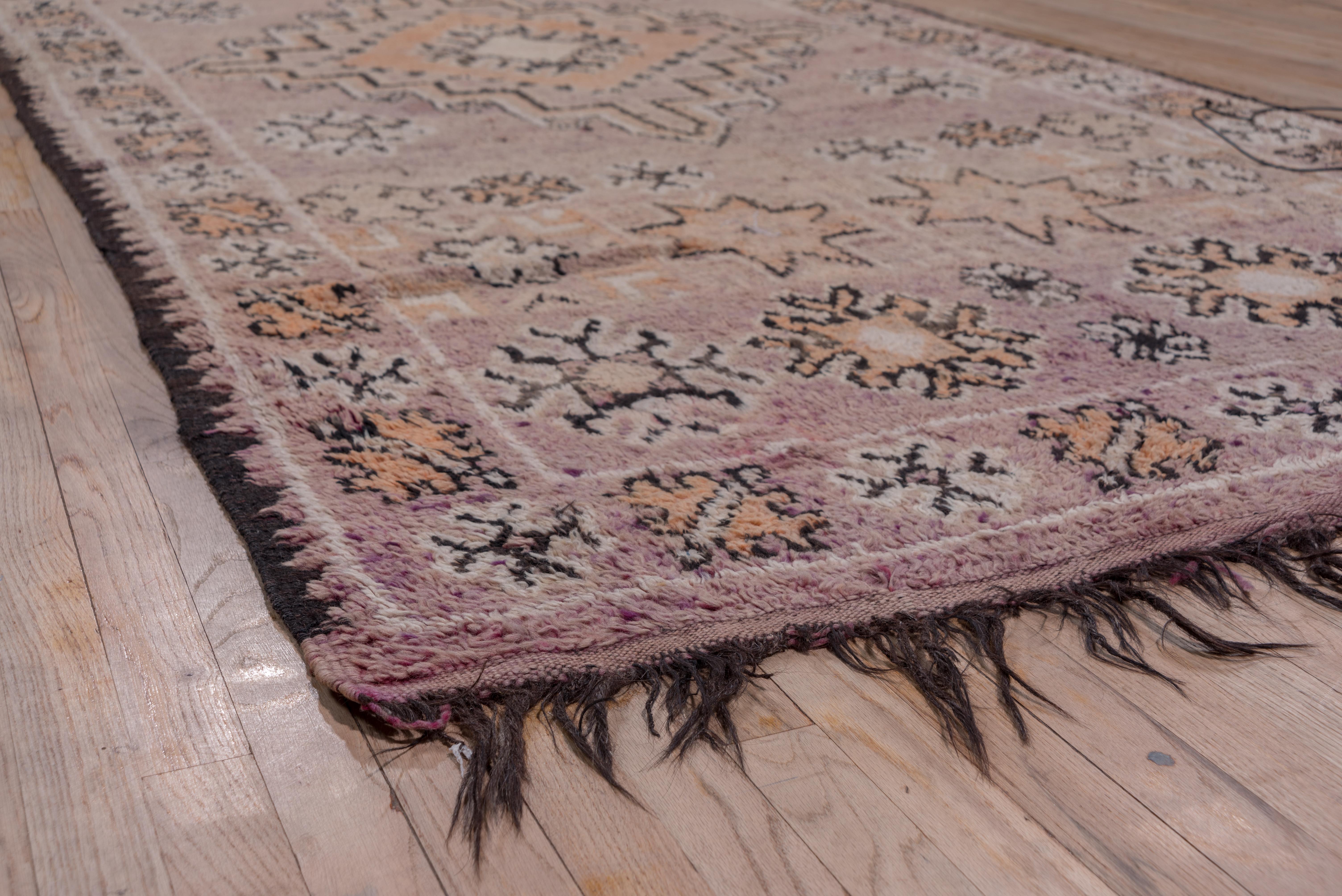 Vintage Purple Moroccan Gallery Carpet In Good Condition For Sale In New York, NY