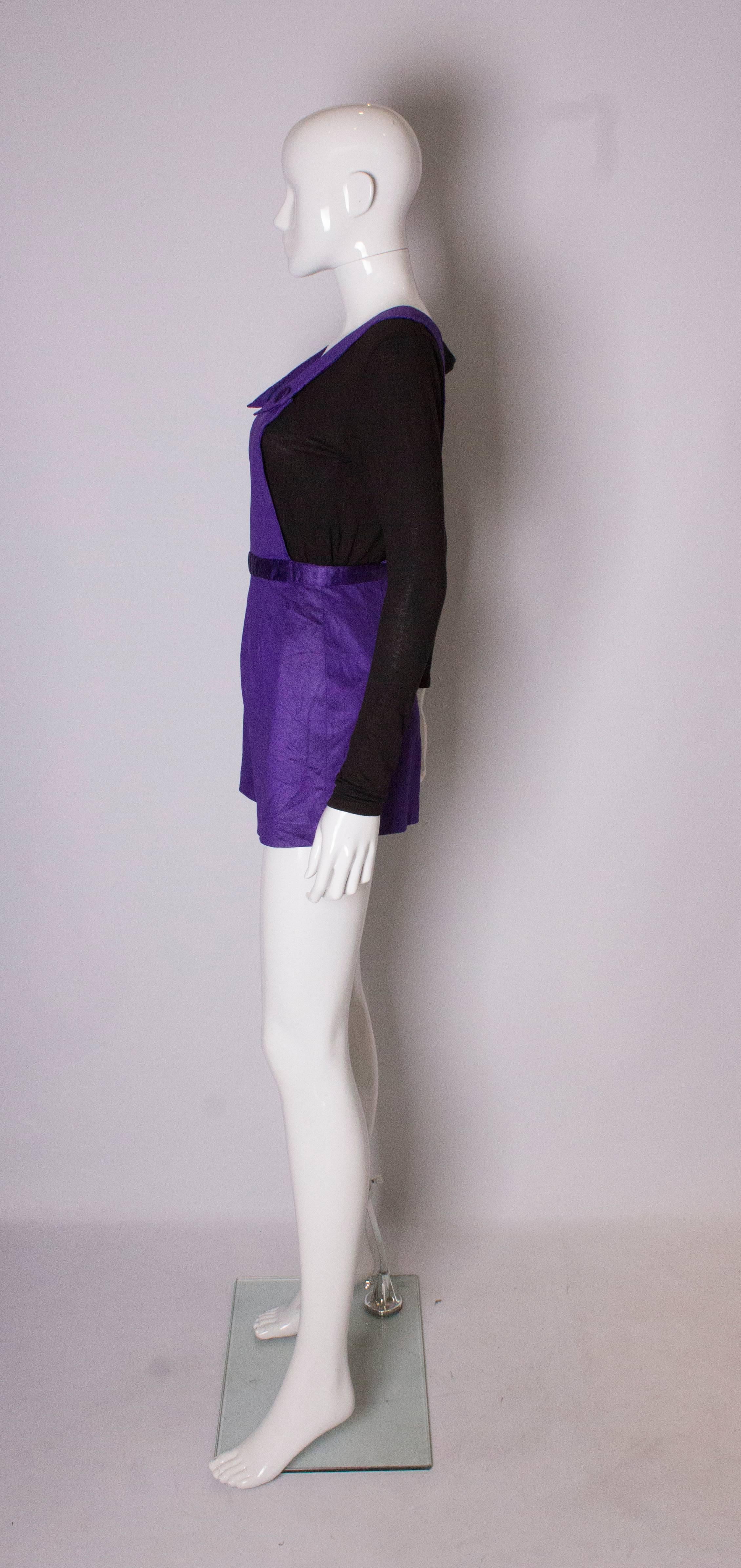 Women's Purple Vintage Playsuit
