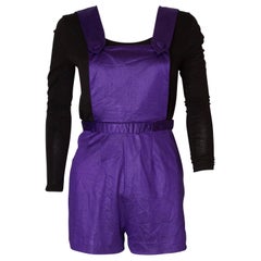 Lila Playsuit im Vintage-Stil