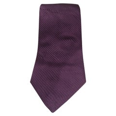 Vintage purple silk tie