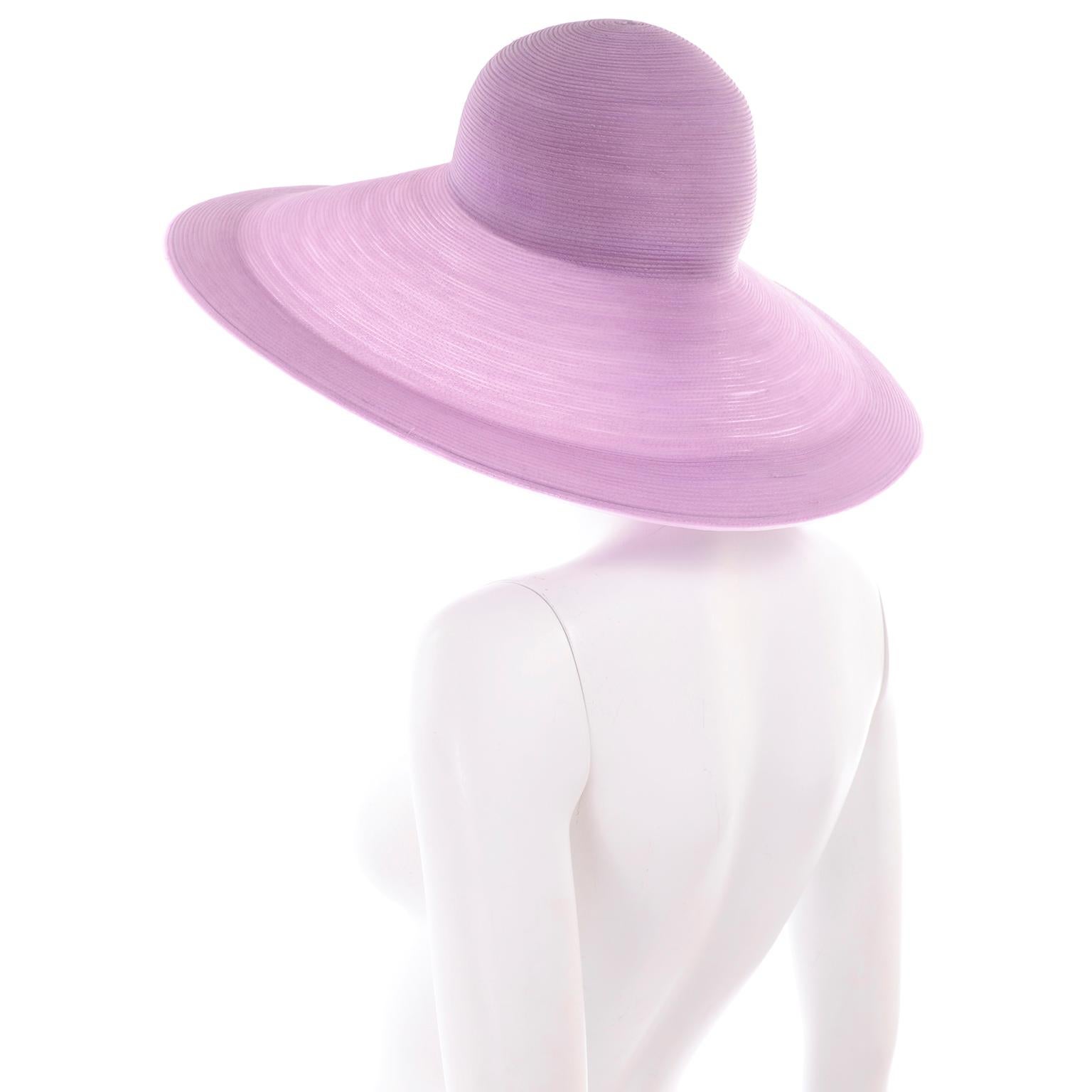 purple sun hat
