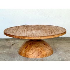 Vintage Puzzle Wood Coffee Table