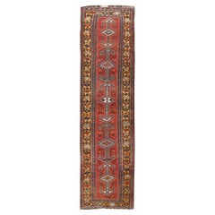 Corredor Pictórico Qashgai Vintage  3'3 x 12'2