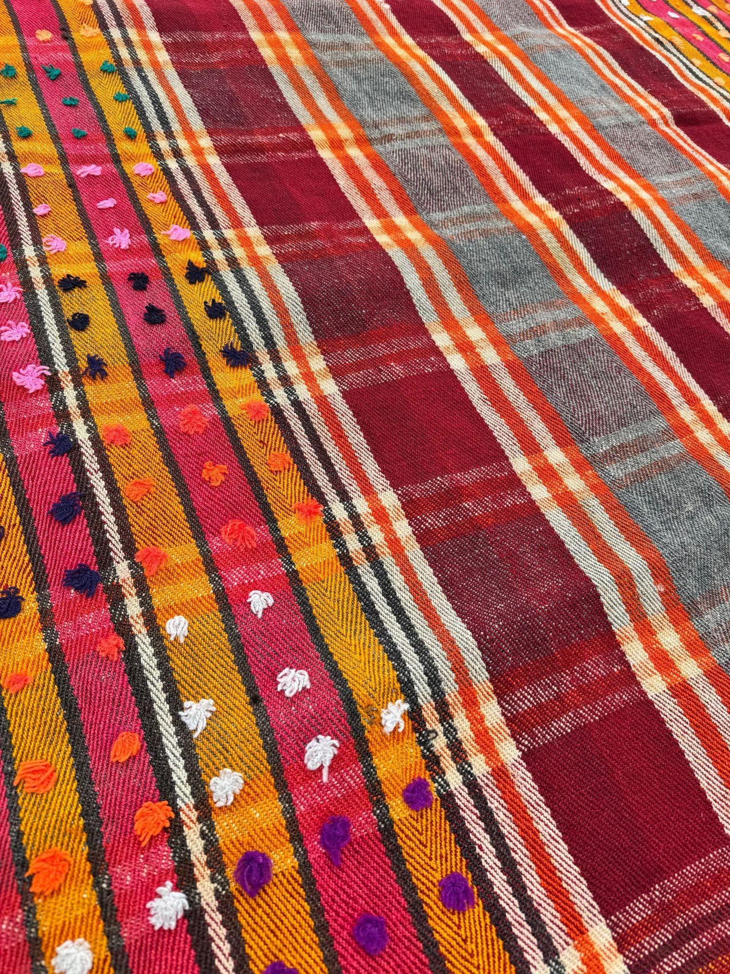 Vintage Qashqai Jajim Kelim 2,23m x 1,50m im Angebot 9