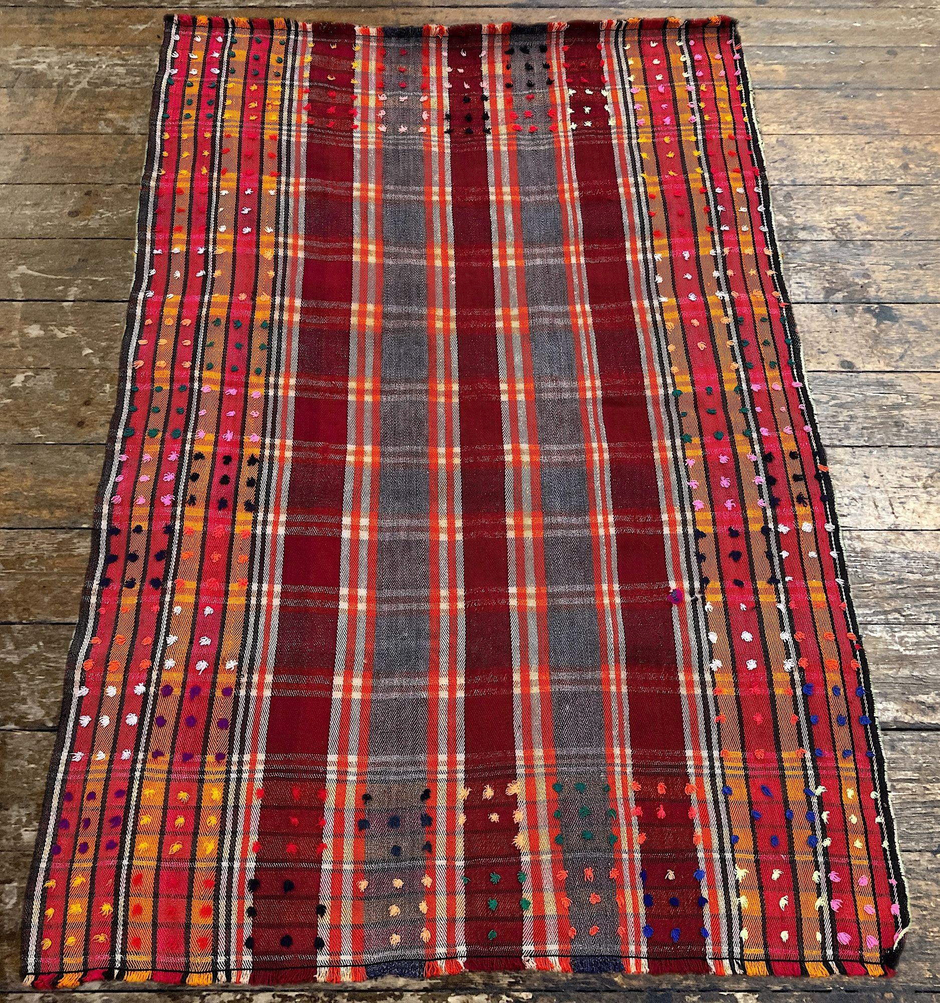 Vintage Qashqai Jajim Kelim 2,23m x 1,50m (20. Jahrhundert) im Angebot