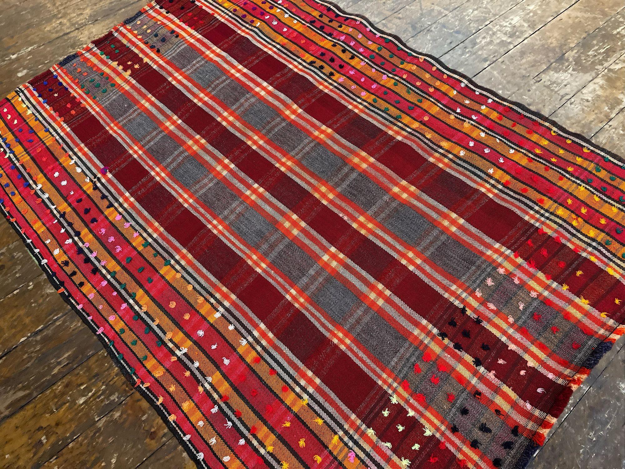 Vintage Qashqai Jajim Kelim 2,23m x 1,50m im Angebot 1