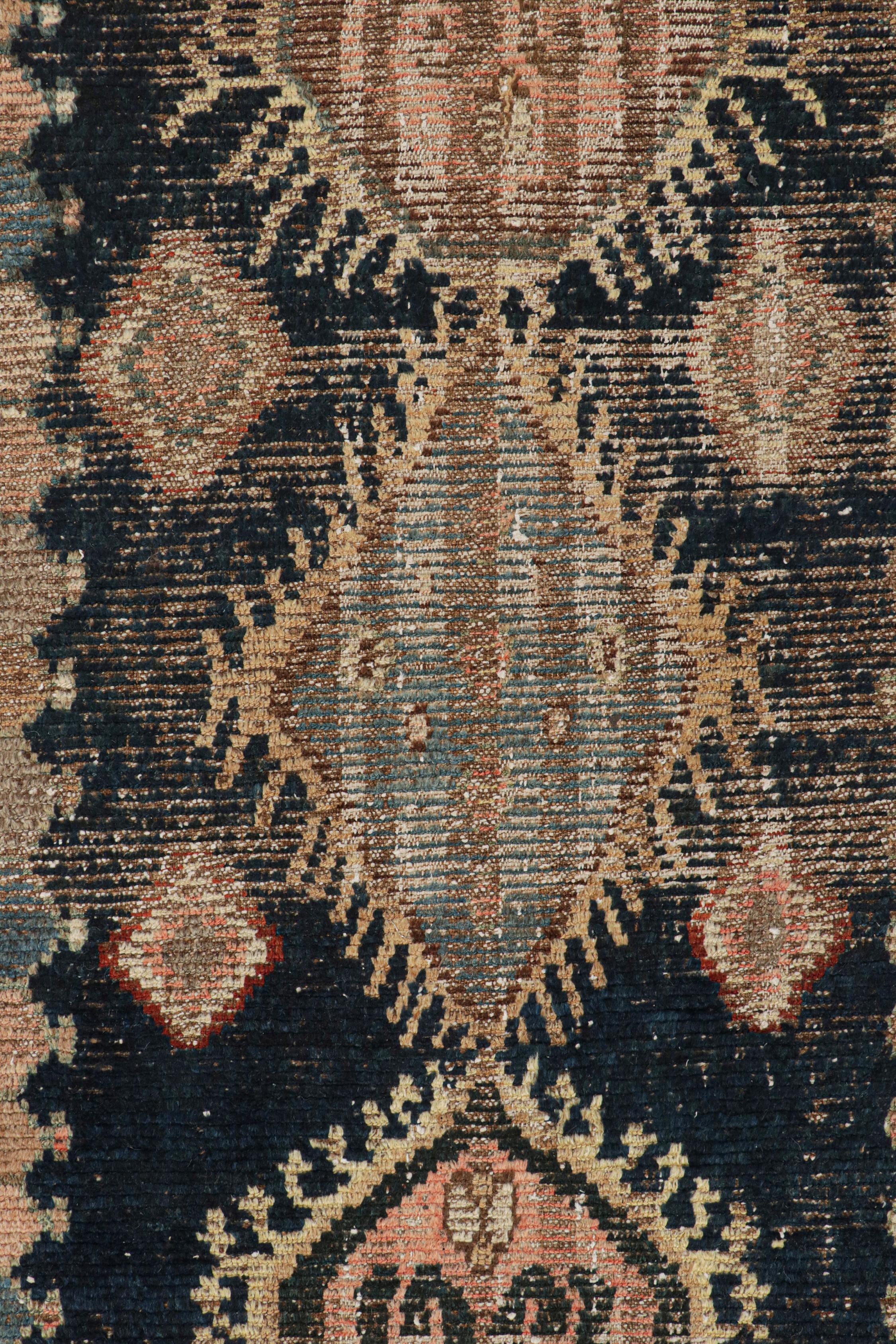 Mid-20th Century Vintage Qashqai Persian Gabbeh Runner with Medallion Patterns For Sale