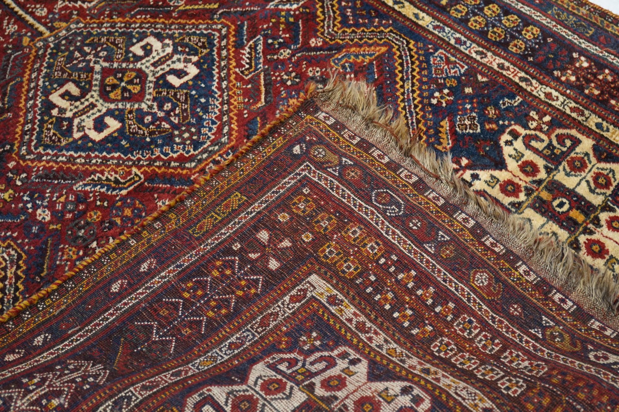 Vintage Qashqai Rug For Sale 5