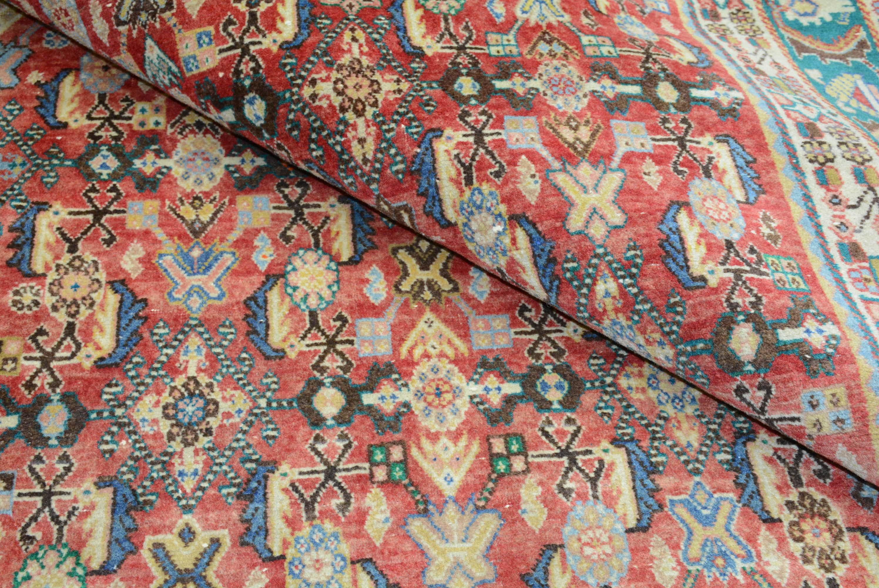 Qashqai Shiraz-Teppich im Vintage-Stil (Wolle) im Angebot