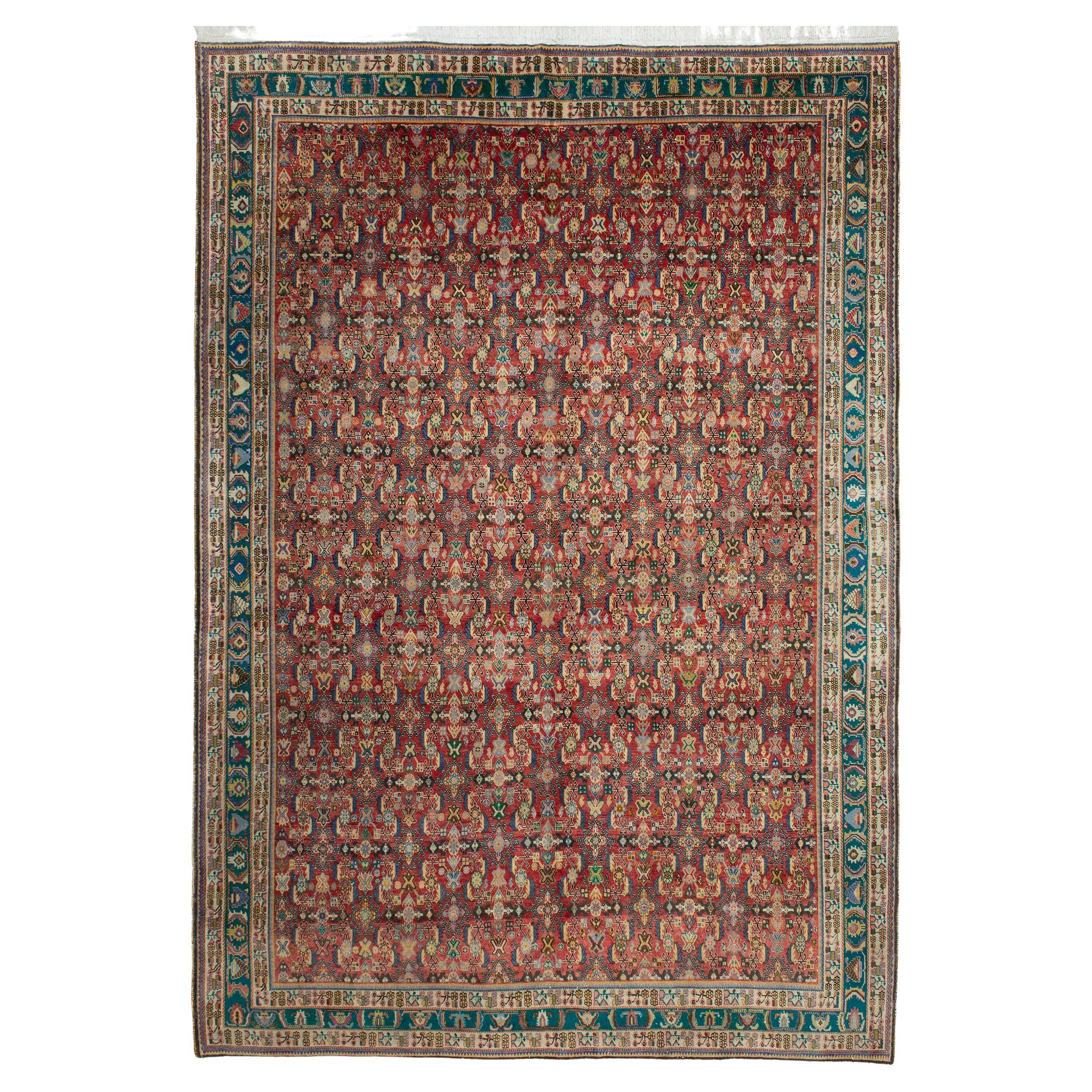 Vintage Qashqai Shiraz Carpet