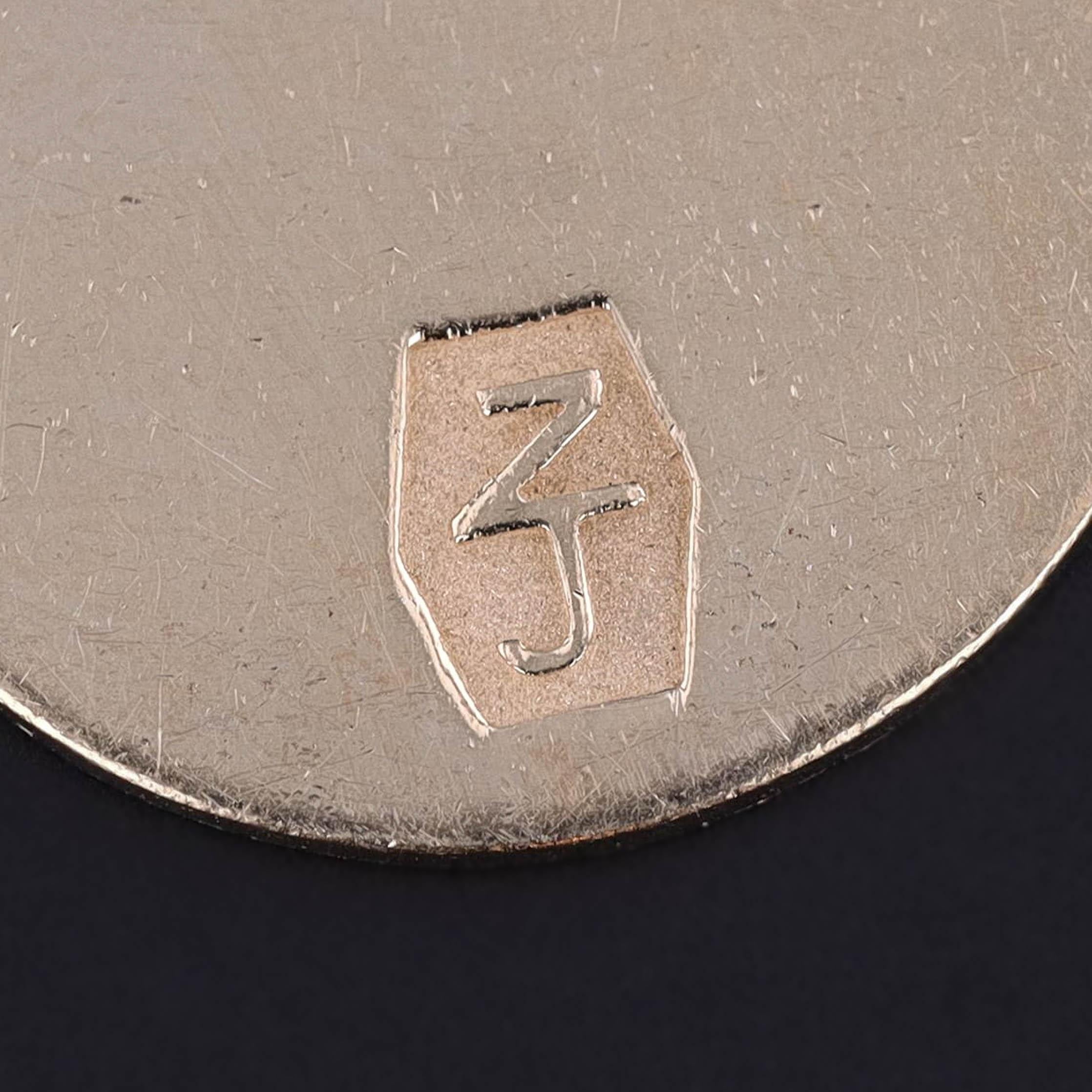 Women's Vintage Qu' Hier Que Demain Pendant of 14k Gold For Sale