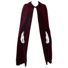 Vintage Quad Velvet Cape 