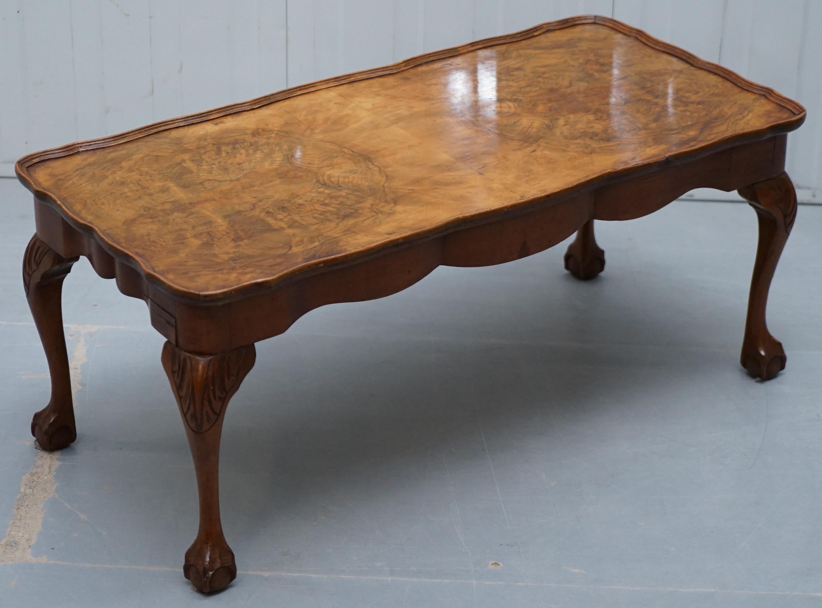 antique eagle claw table