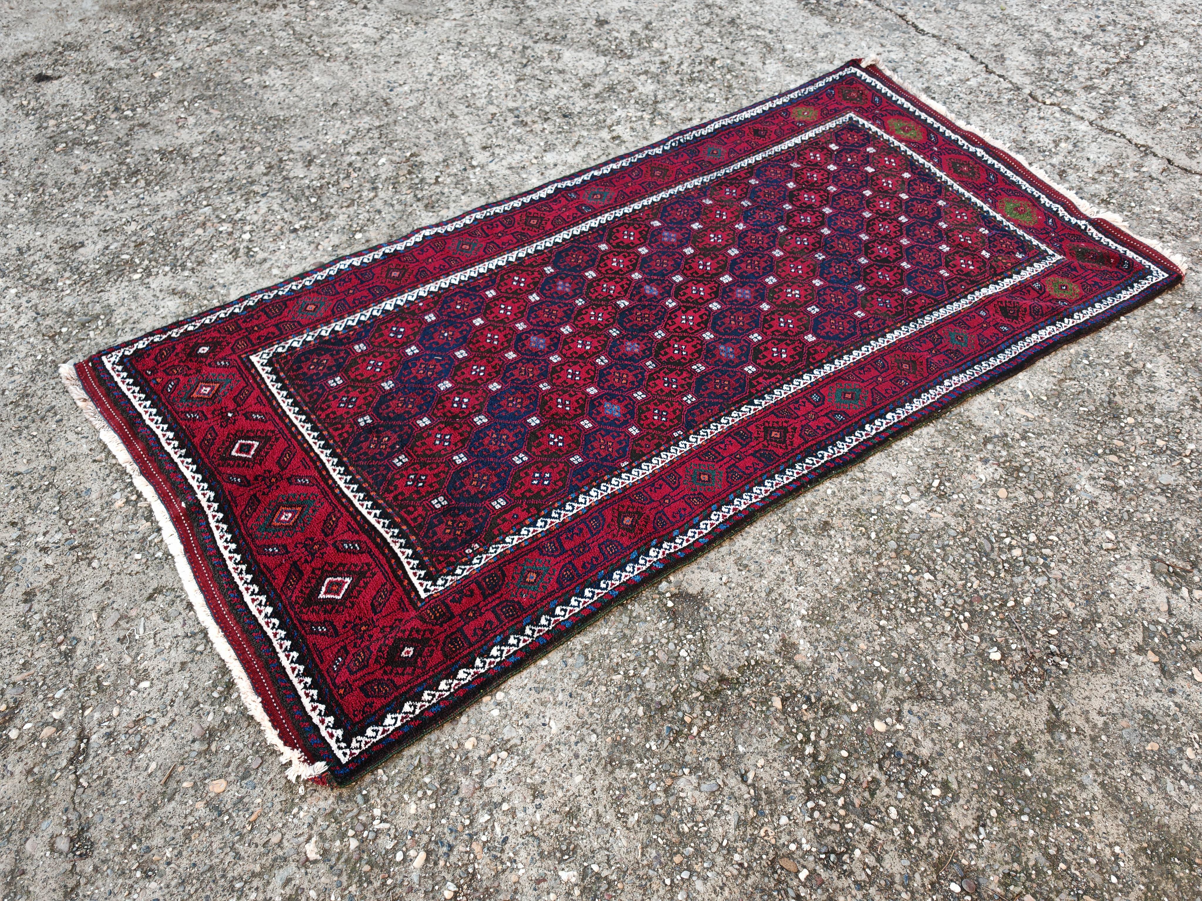 Vintage Quchan Rug hand-woven by Kurdish tribes, 1940s im Angebot 1