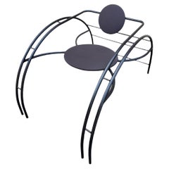 Chaise araignée Québec 69 vintage dans le style de Les Amisca