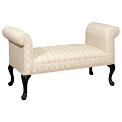 Vintage Queen Anne Bench