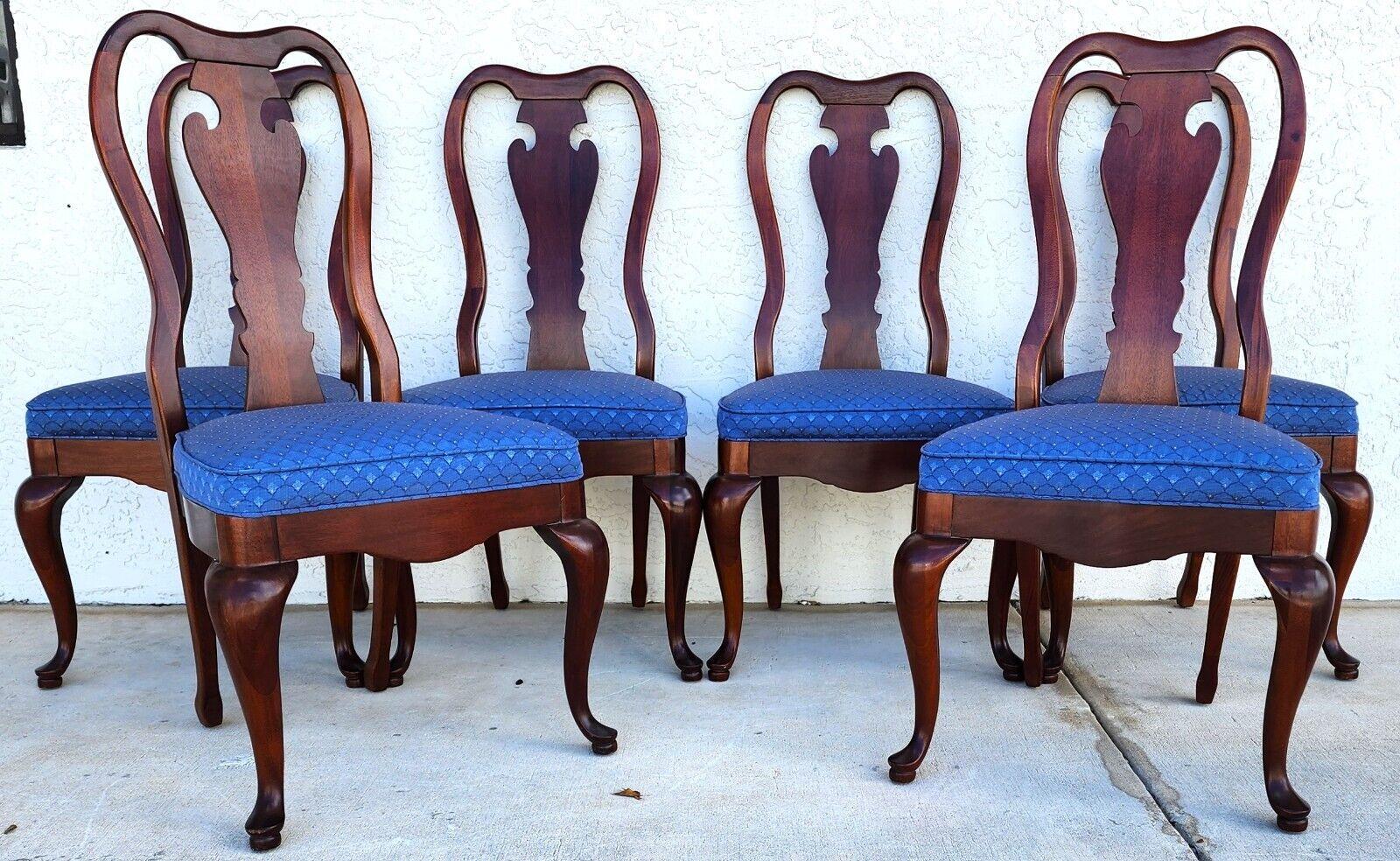 vintage queen anne chairs