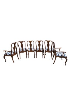 Vintage Queen Anne Style Dining Chairs by Century Chair Co. – Set of 6