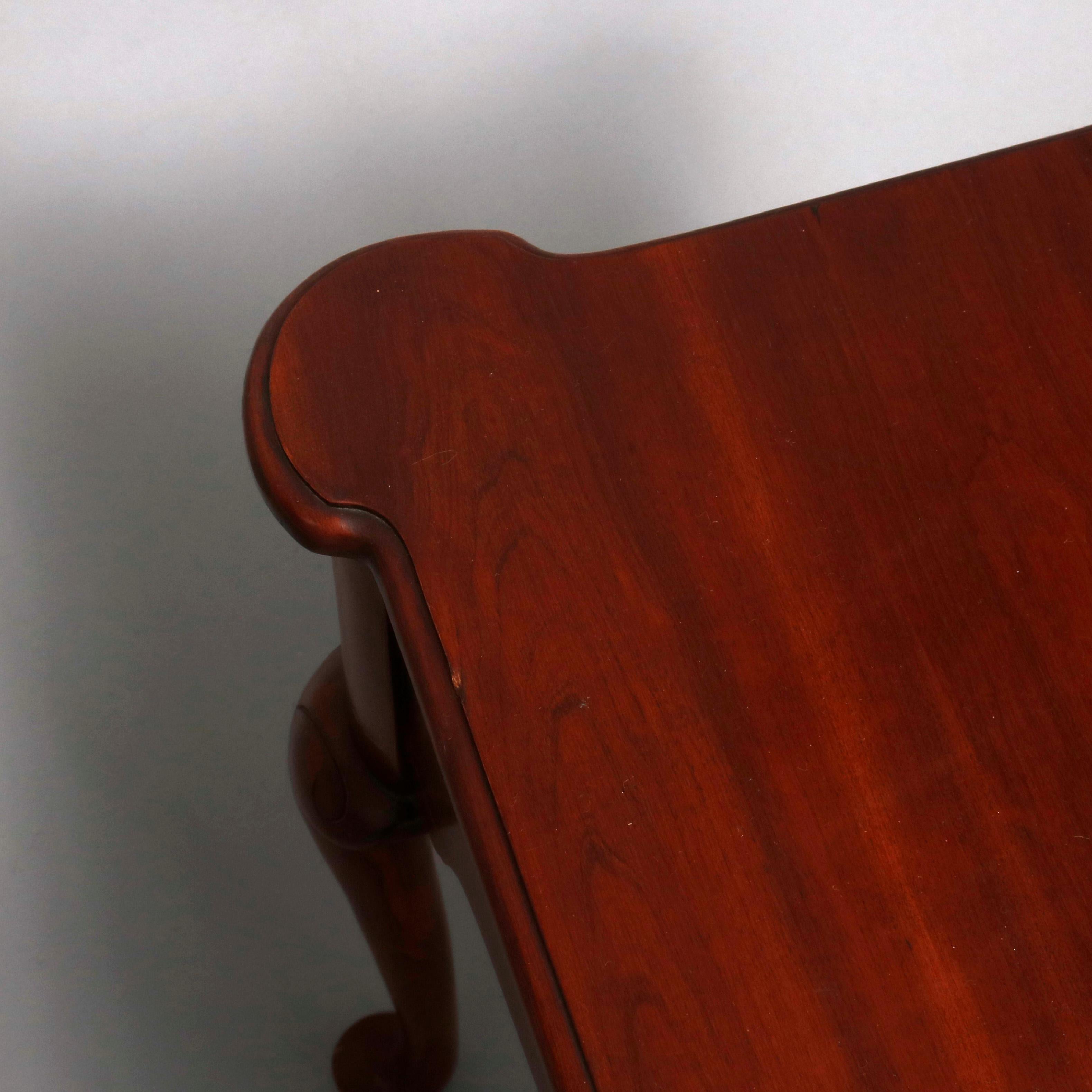 Vintage Queen Anne Style Mahogany Sofa Table by Harden, 20th Century 2
