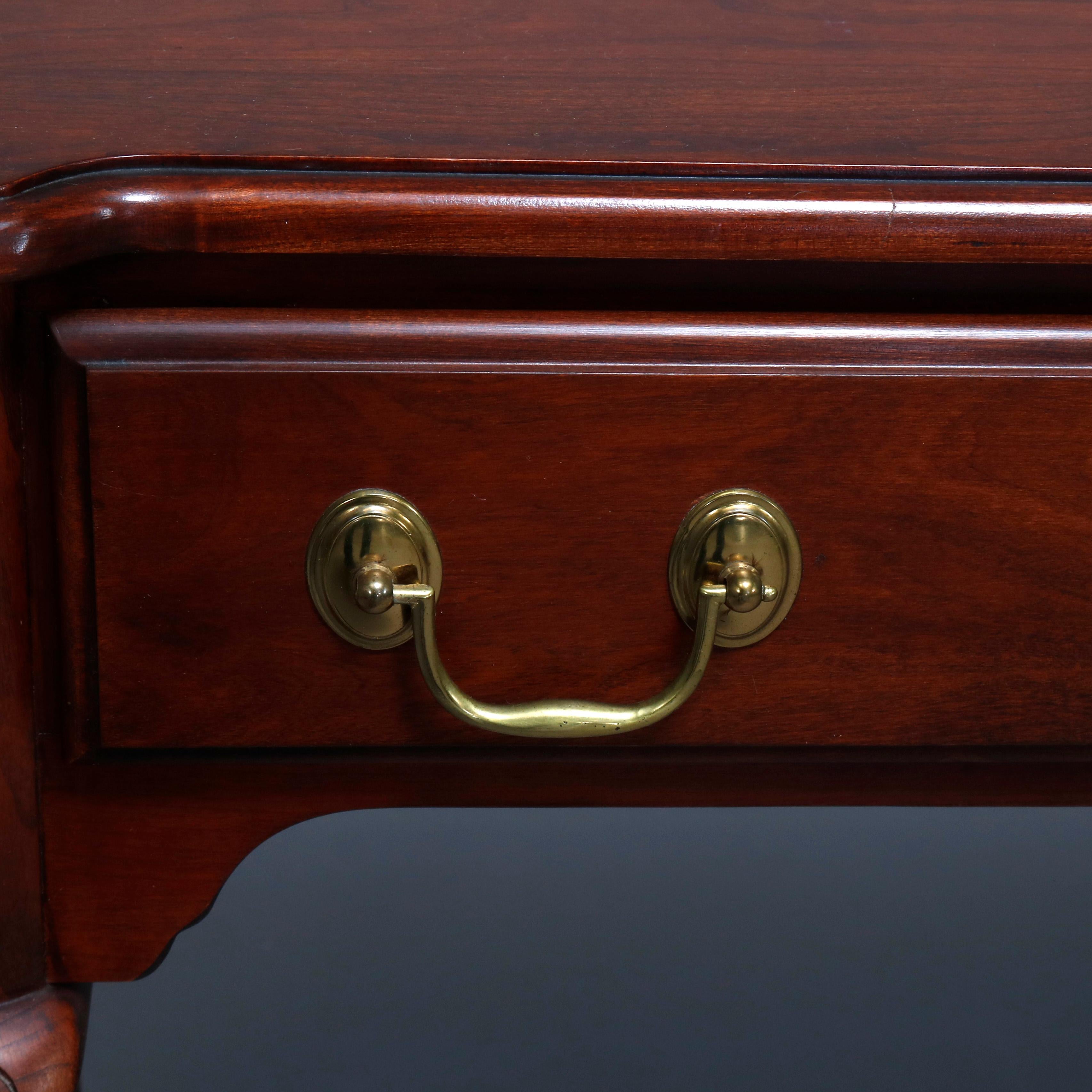 Vintage Queen Anne Style Mahogany Sofa Table by Harden, 20th Century 9