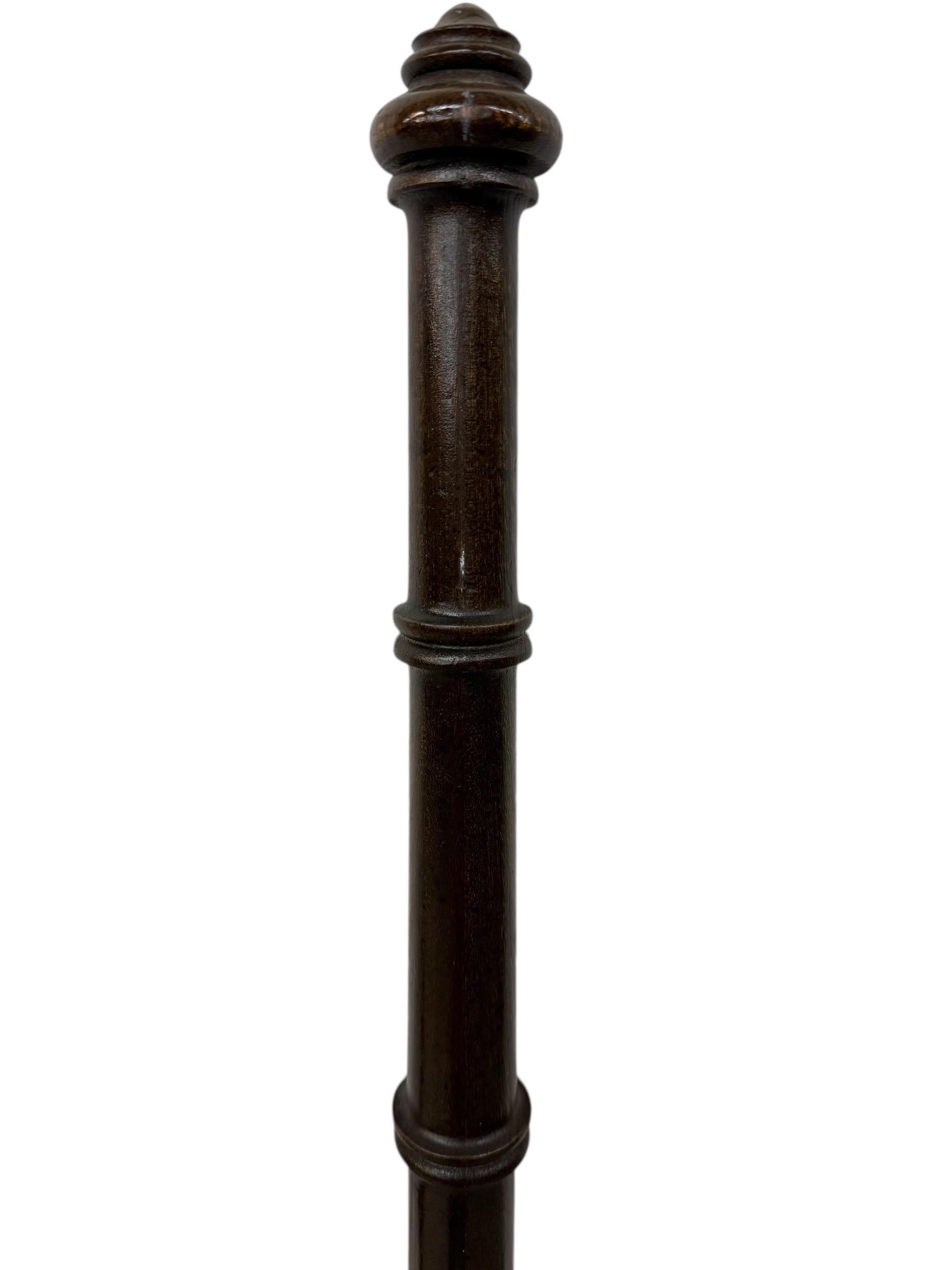 Vintage Queen Größe Faux Bambus dunkel Walnuss Kopfteil (20. Jahrhundert) im Angebot
