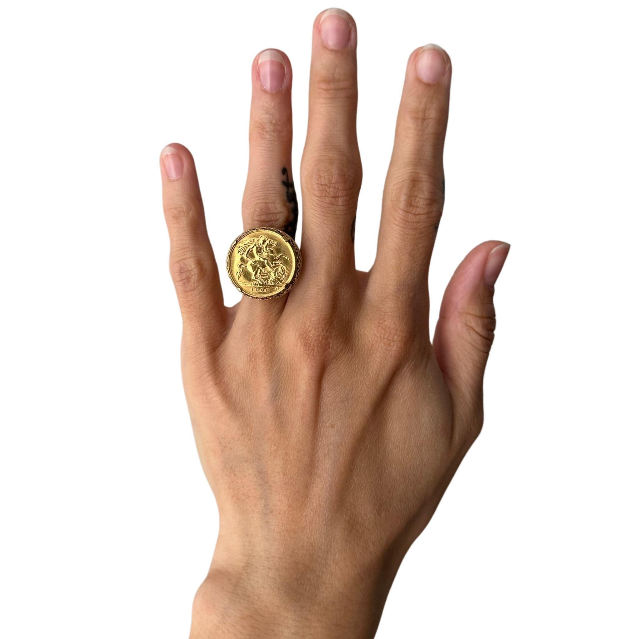 Replica sovereign ring cheap