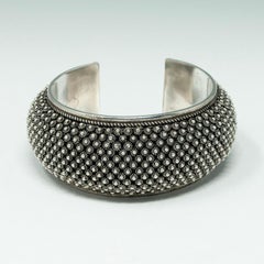 Vintage "Queen's" Ceremonial Silver Cuff, Laos